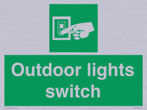 Outdoor lights switch